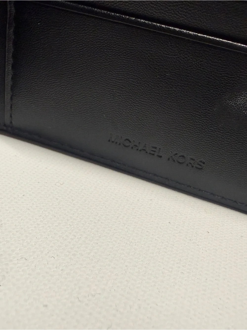 Michael Kors Black Logo-Print Men's Bifold Wallet